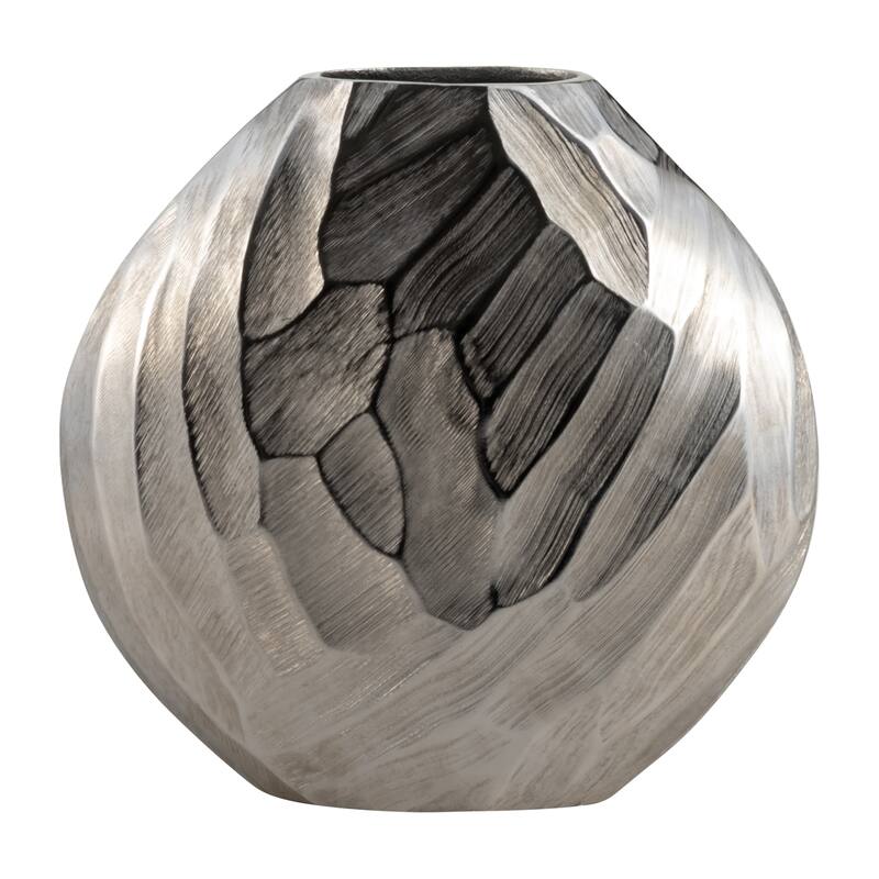 Modern Round Metal Table Vase - Flower Vase