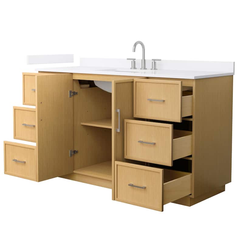 Wyndham Collection WCH7474-60S-QTZ-US3MXX Elan TK 60" Free Standing