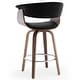 preview thumbnail 112 of 186, 26"/29" Faux Leather Swivel Bar Stools, Wood Counter Stool