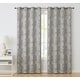 preview thumbnail 39 of 46, HLC.me Paris Paisley Print Light Reducing Filtering Grommet Window Curtain Panels - Set of 2