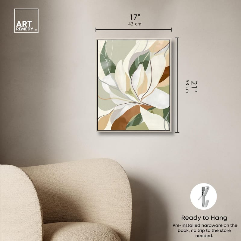 Leaf Prints I Canvas by Art Remedy