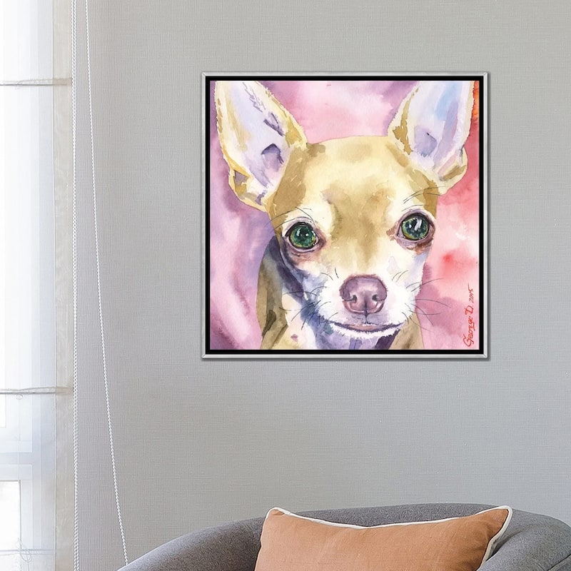 iCanvas "Chihuahua" by George Dyachenko Framed