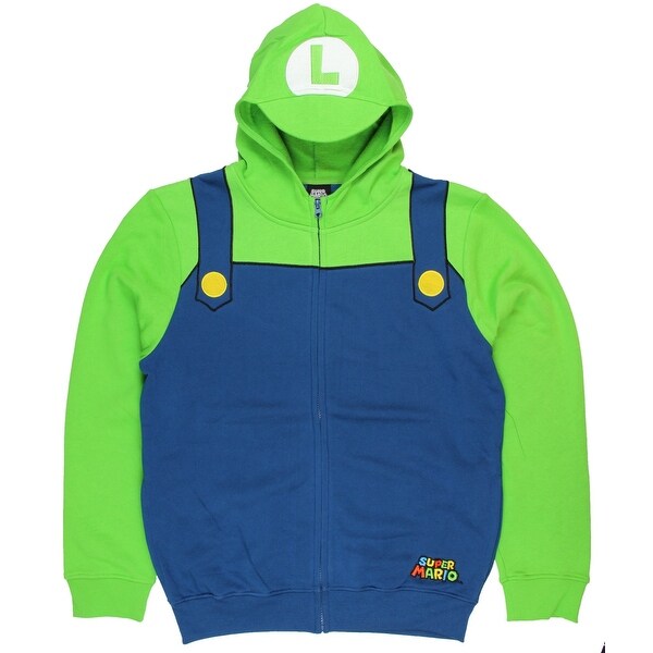 nintendo zip up hoodie