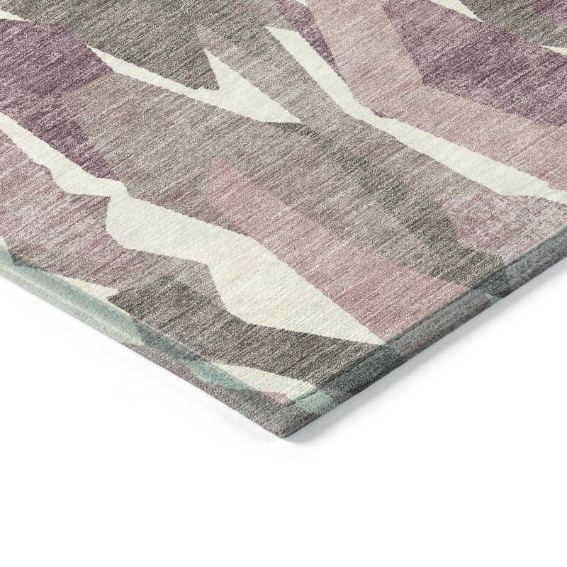 Machine Washable Indoor/ Outdoor Contemporary Dylan Chantille Rug