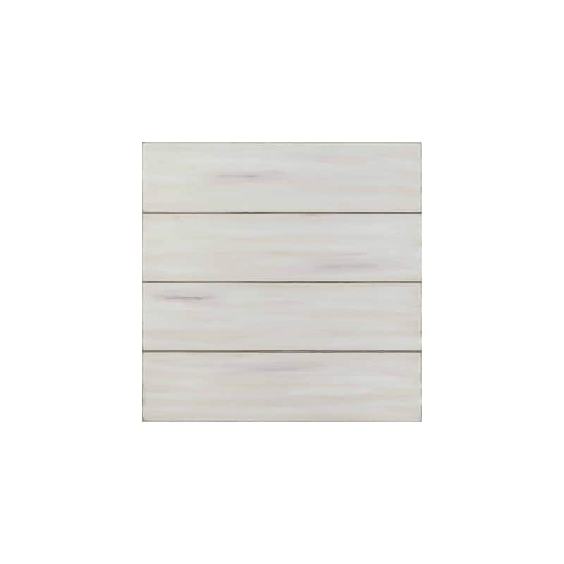 Jamestown Antique White Wood End Table