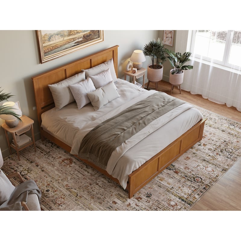 AFI, Madison Foundation Bed with Matching Footboard
