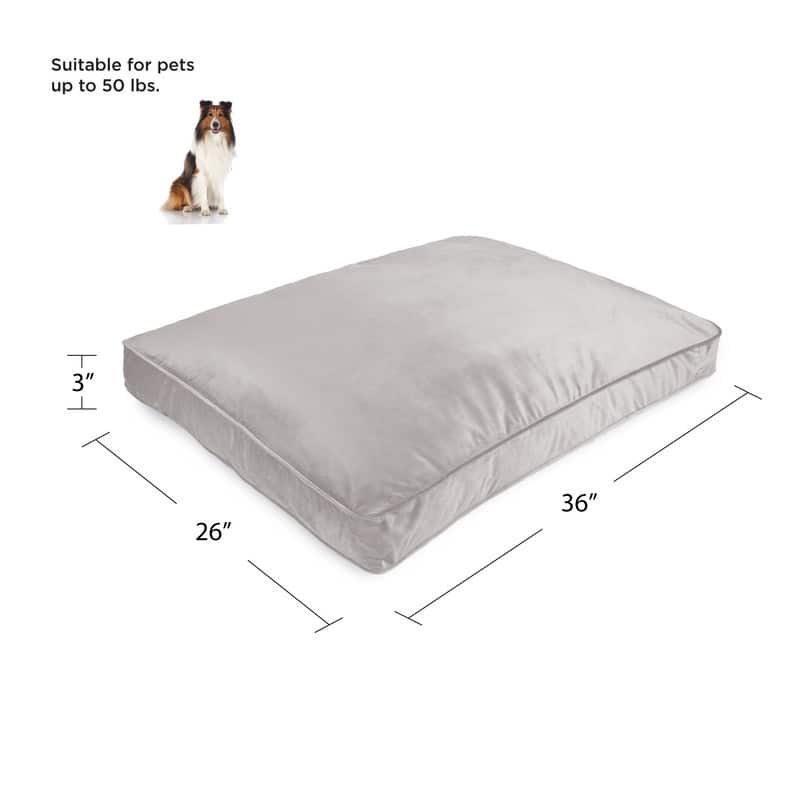 Sherry Kline Double Sided Velvet Dog Bed, Small, Medium, & Large Pets