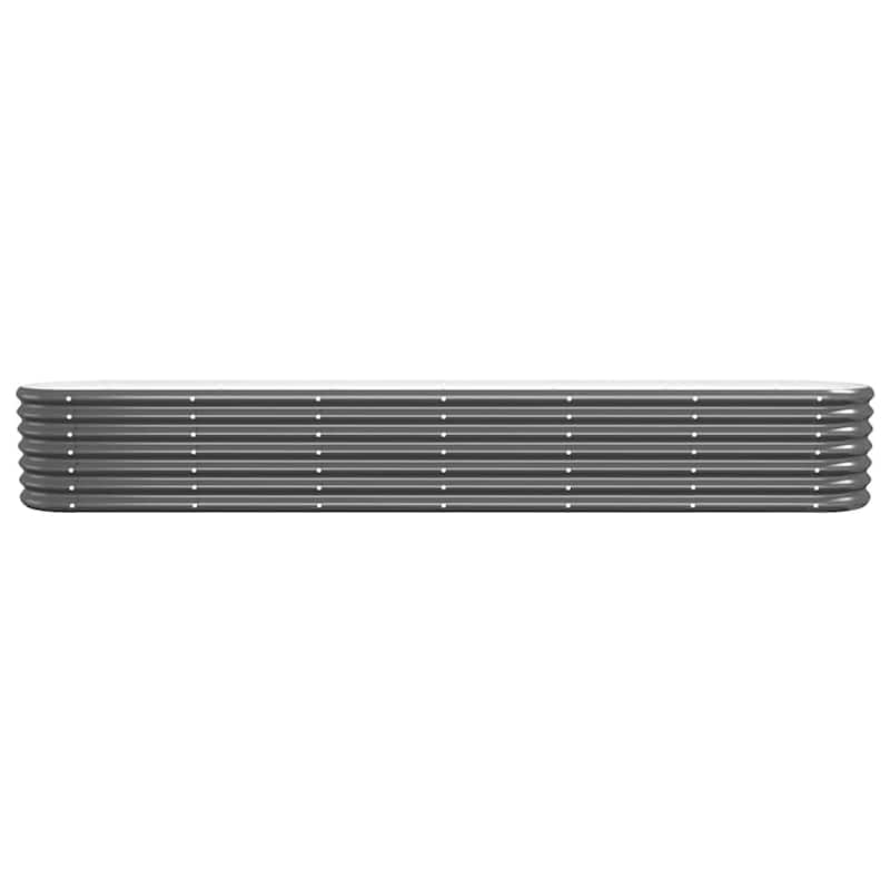 vidaXL Garden Raised Bed Patio Outdoor Raised Planter Box Powder-coated Steel