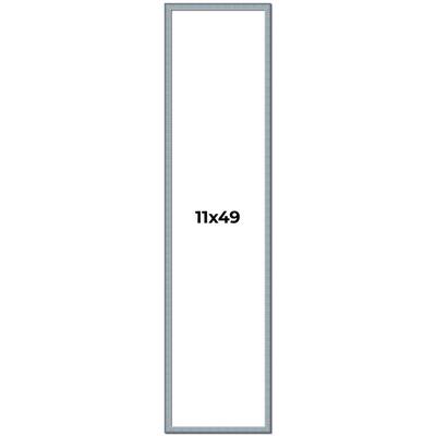 11x49 Frame Rustic Sky Blue Solid Wood Picture Frame | 0.75 Inch