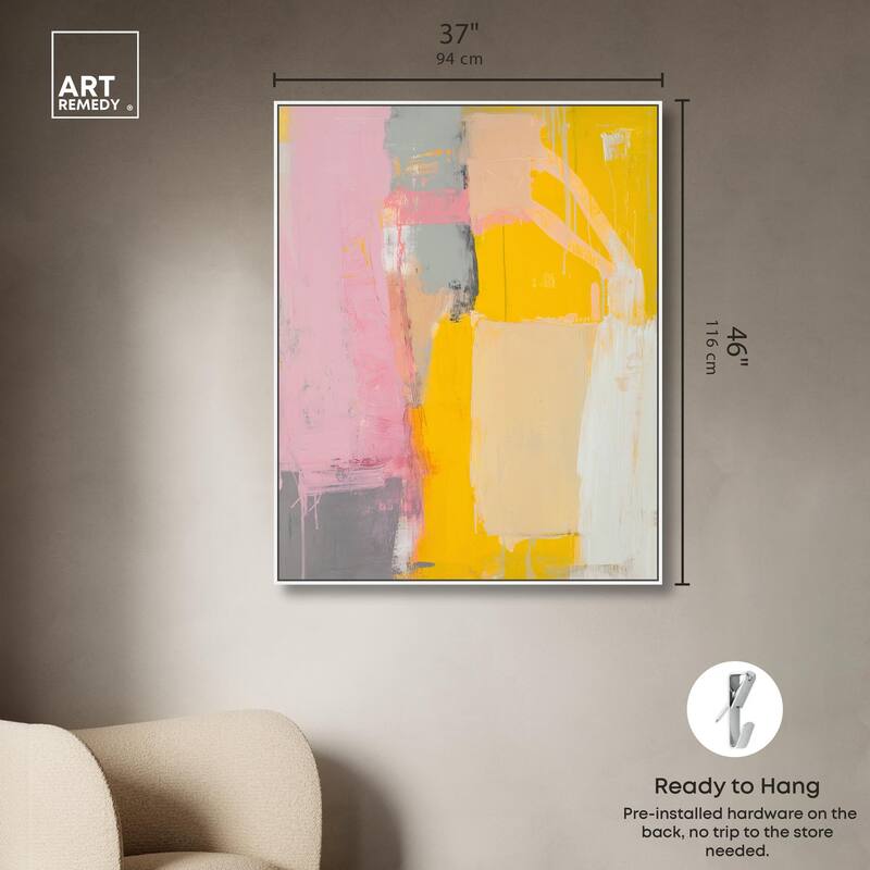 Tangerine Blush I Canvas by Art Remedy
