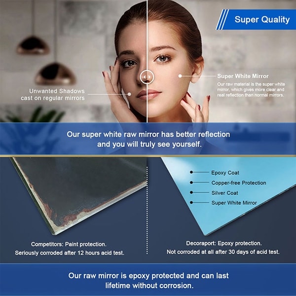 Decoraport top led mirror