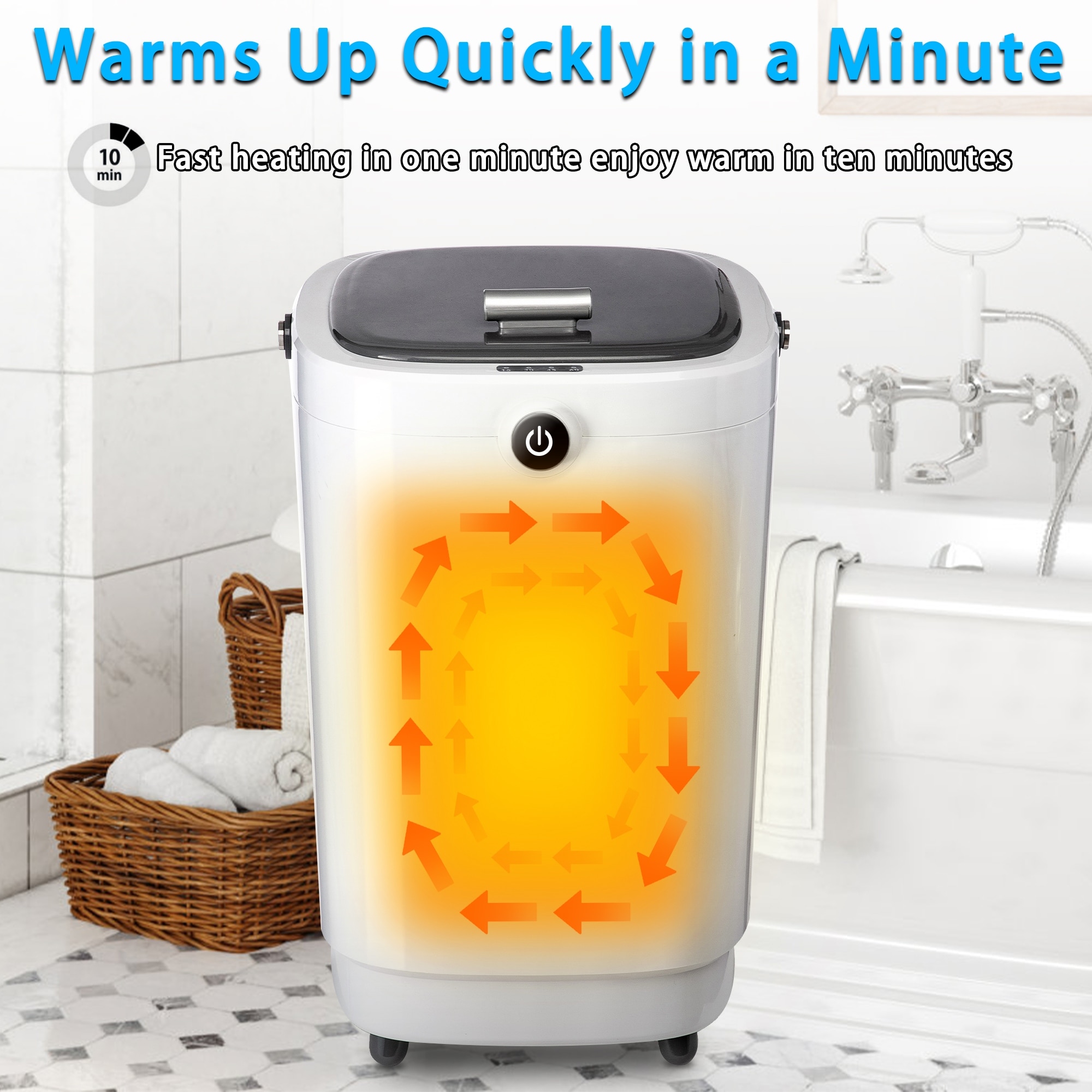 Towel warmer bucket bed bath and beyond outlet