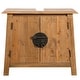 preview thumbnail 3 of 8, vidaXL Bathroom Vanity Cabinet Solid Pinewood 27.6"x12.6"x24.8"