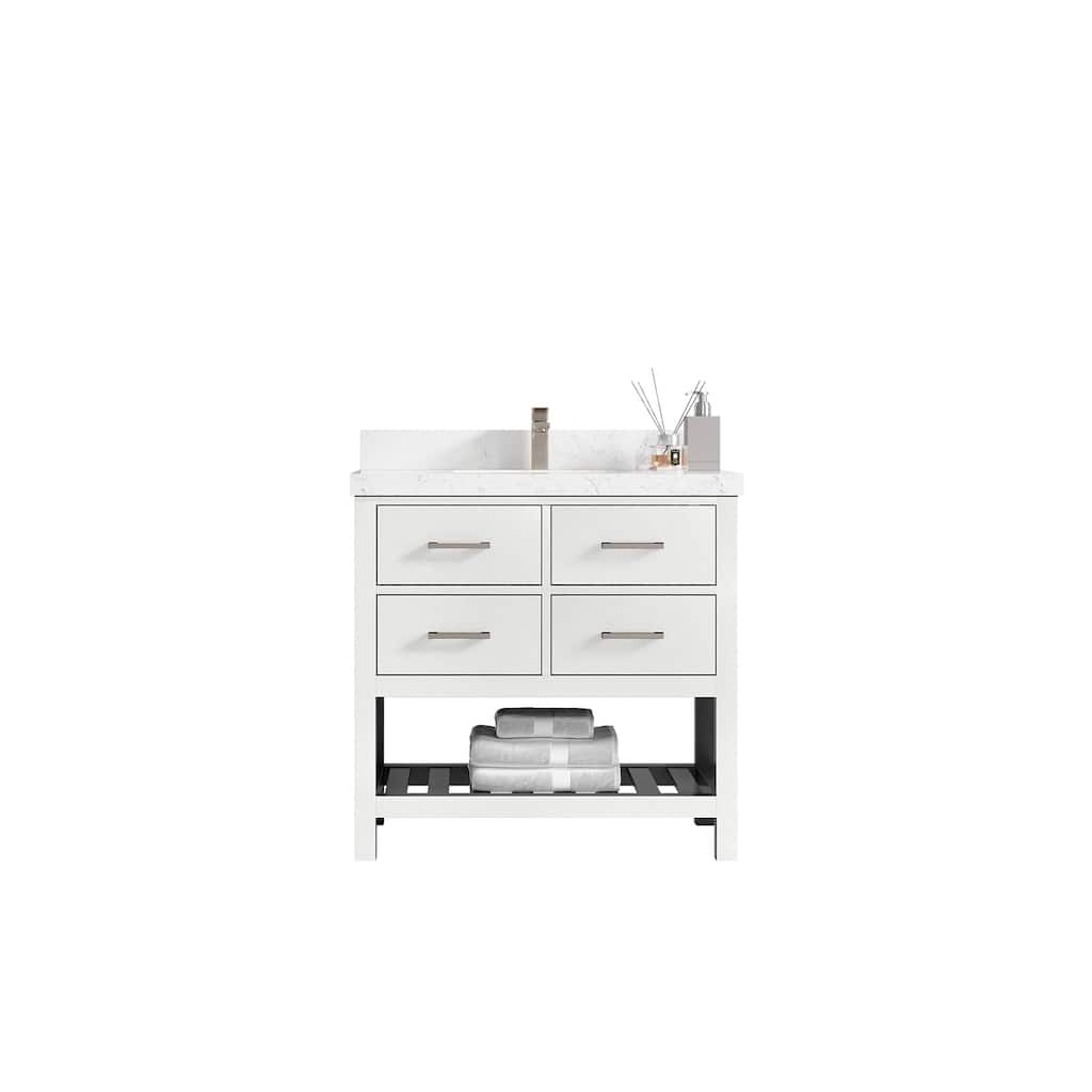 Willow Collections 36 in. W x 22 in. D Parker Single Sink Bathroom Vanity with Countertop