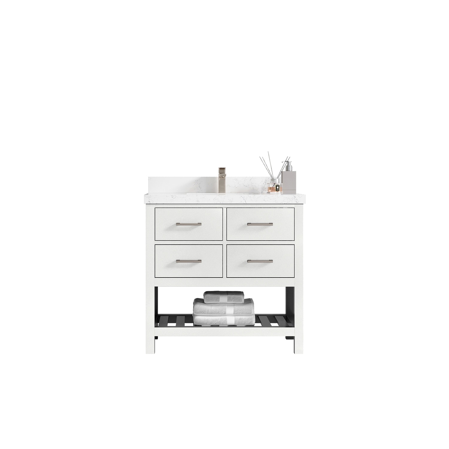 Willow Collections 36 in. W x 22 in. D Parker Single Sink Bathroom Vanity with Countertop