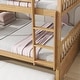 preview thumbnail 49 of 47, Rubber Wood 2 In 1 Full Over Full Bunk Bed with Twin Size Trundle,Convertible to 2 Full Size Beds