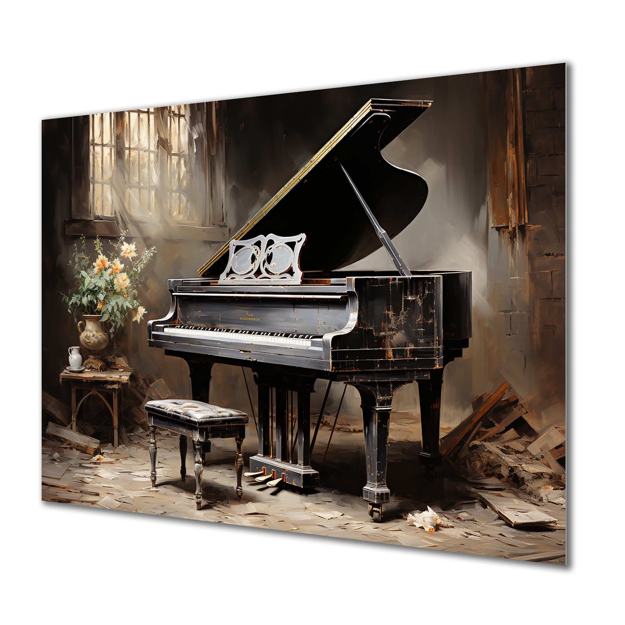 Designart Minimalism Grand Piano Melody I Piano Metal Wall Art Black Metal Wall Decor Traditional Metal Art Work Bed Bath Beyond 41228493
