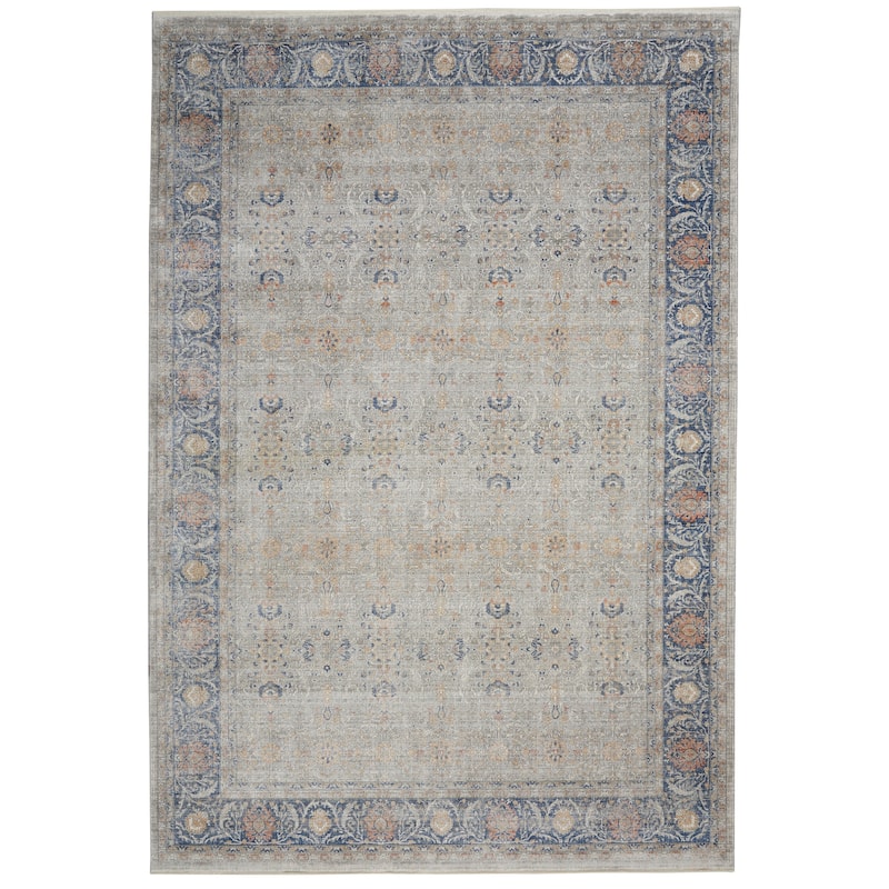 Nourison Starry Nights Bordered Area Rug - 5'3" x 7'3" - Grey - Rectangle