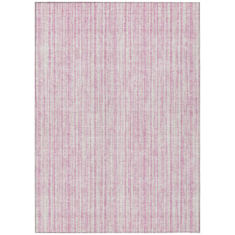 HomeRoots Striped Transitional Rectangle Outdoor Rug