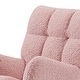 preview thumbnail 13 of 24, Rocking Chair Nursery Glider Chair High Back Rocking Armchair Upholstered Lounge Chair