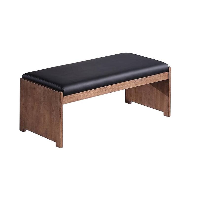 Somette Emily Modern Wood Dining Set with Table, Nook and Bench