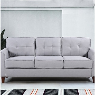 Kouchouk 78.7'' Linen Flared Arm Sofa