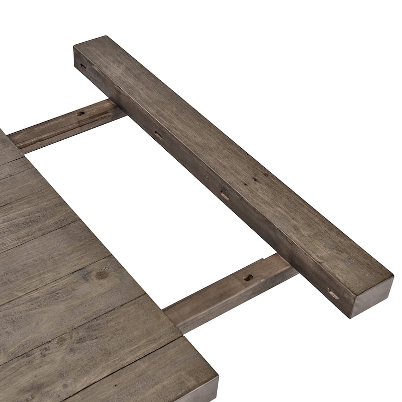 Kasey Reclaimed Pine Extension 84"-114" Dining Table by Kosas Home