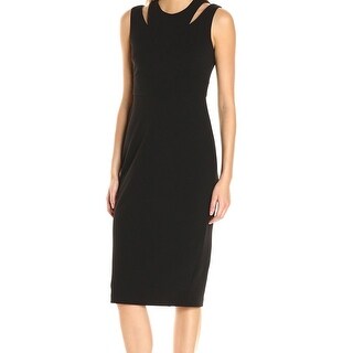 calvin klein cutout sheath dress
