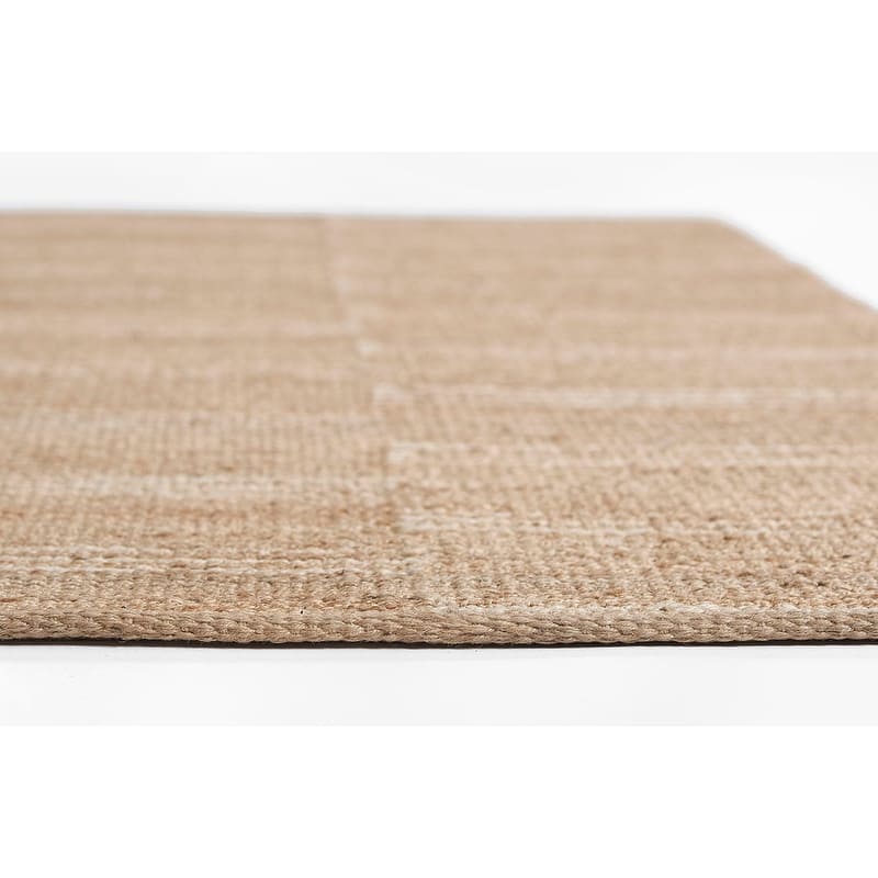 Erin Gates by Momeni Crescent Broken Stripe Natural Hand Woven Jute Area Rug
