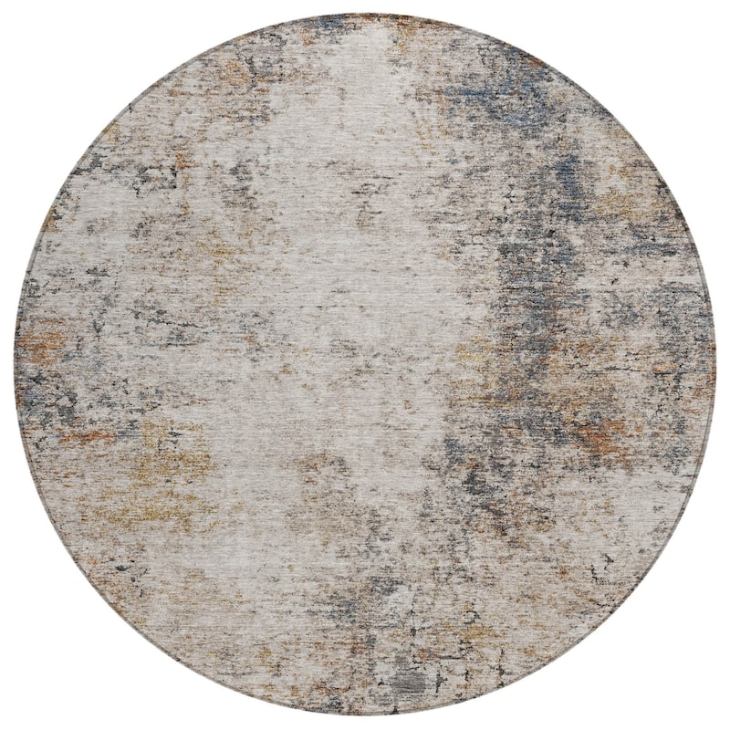 HomeRoots Abstract Transitional Rectangle Outdoor Rug