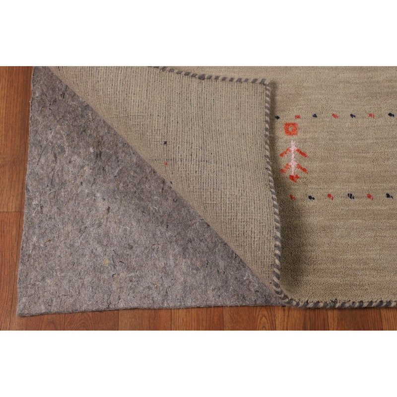 Little Animals Design Gabbeh Oriental Area Rug Handmade Wool Carpet - 6'6"x 9'9"