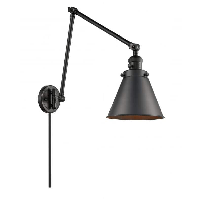 Innovations Lighting Appalachian 1 Light 8" Swing Arm Light with