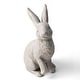 preview thumbnail 54 of 55, Glitzhome MgO Standing Rabbit Bunny Garden Yard Statue Indoor Figurines