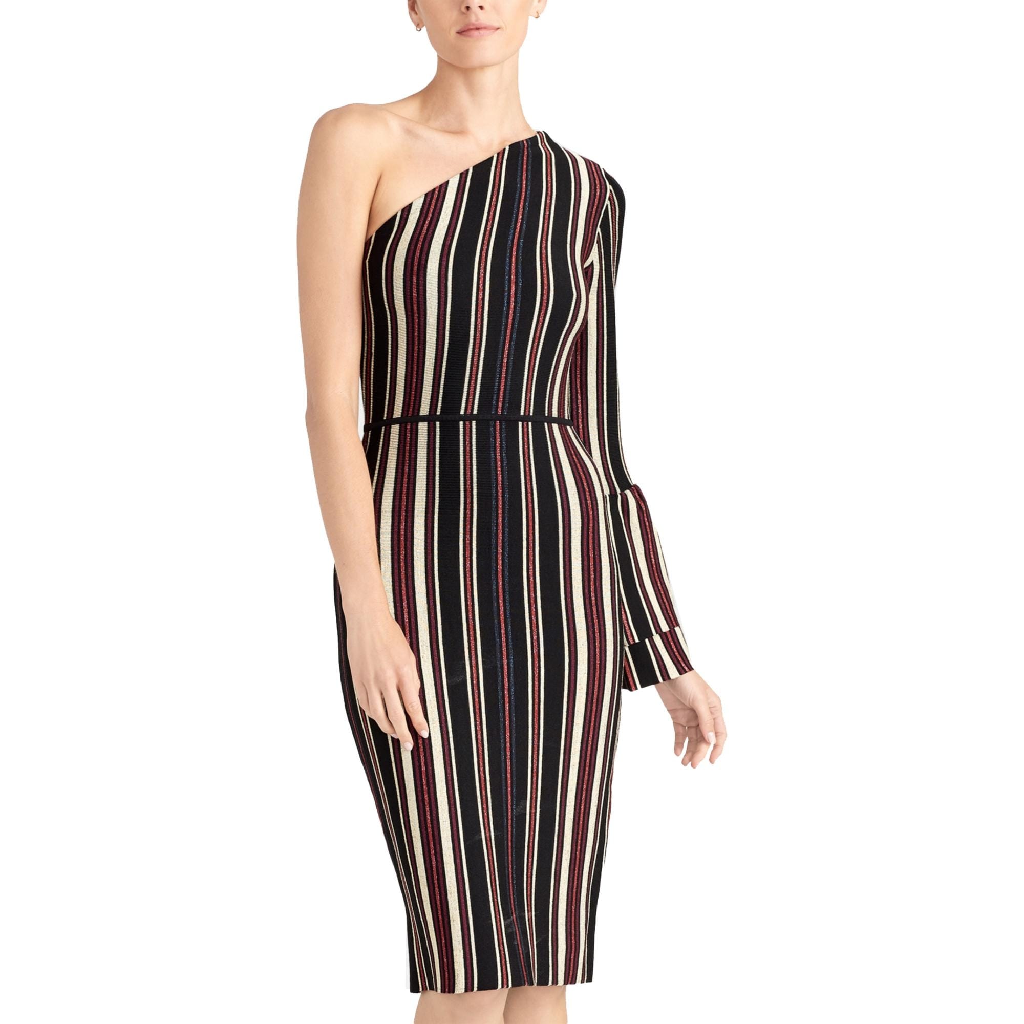 metallic cocktail dress