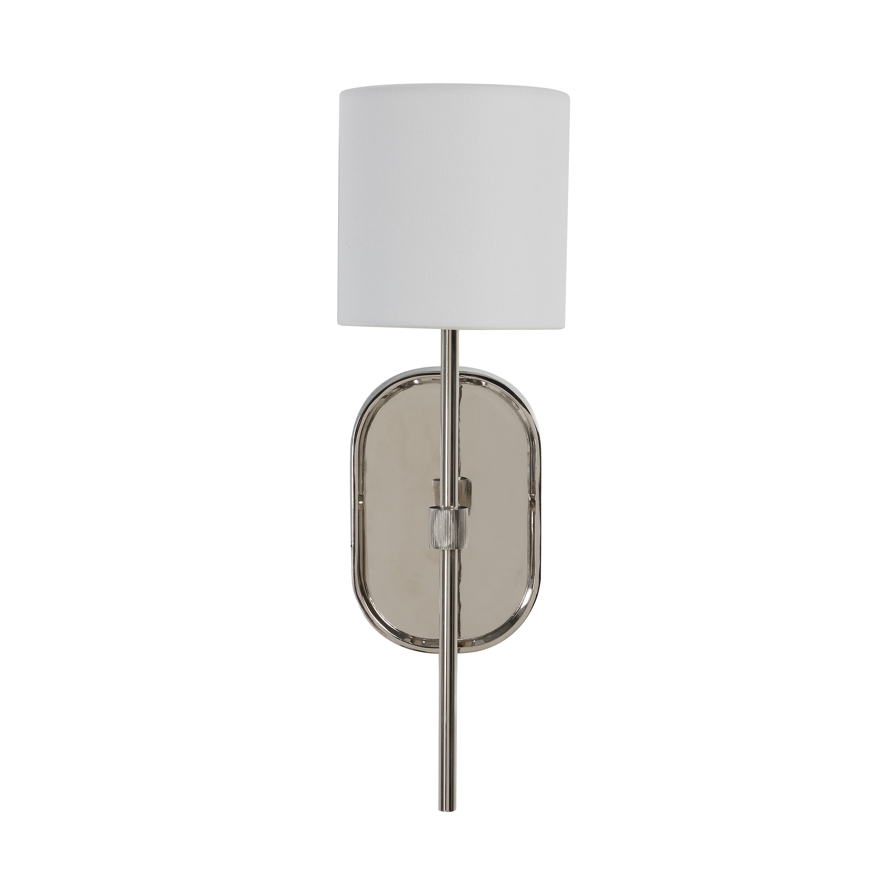 Whitney 17.5" Height Wall Sconce, Grey - 5.5 x 17.5 x 7.125