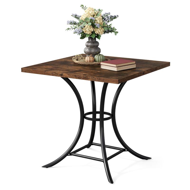 31.5" Square Dining Table, Farmhouse Dining Room Table