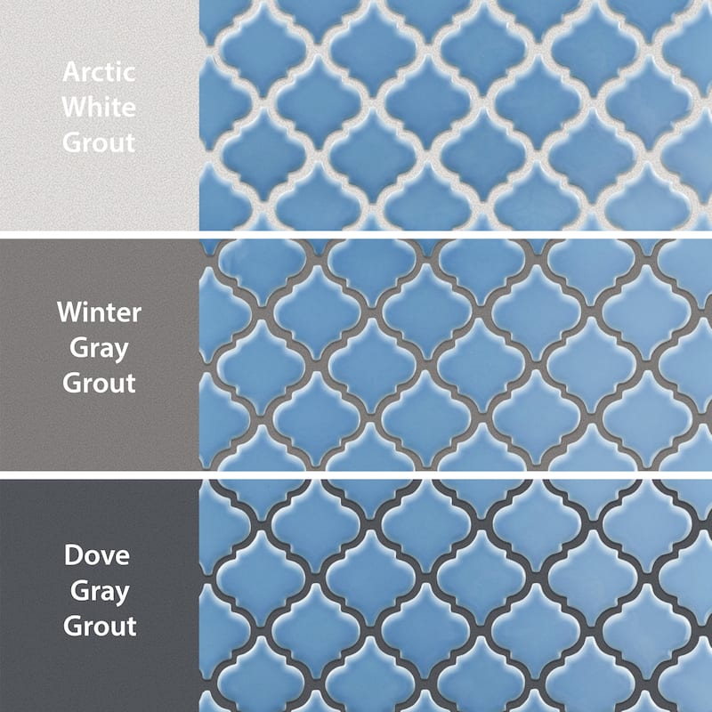 Merola Tile Hudson Tangier Light Blue 12-3/8" x 12-3/8" Porcelain Mosaic Floor and Wall Tile