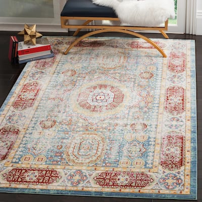 SAFAVIEH Valencia Trynke Distressed Vintage Boho Oriental Polyester Rug