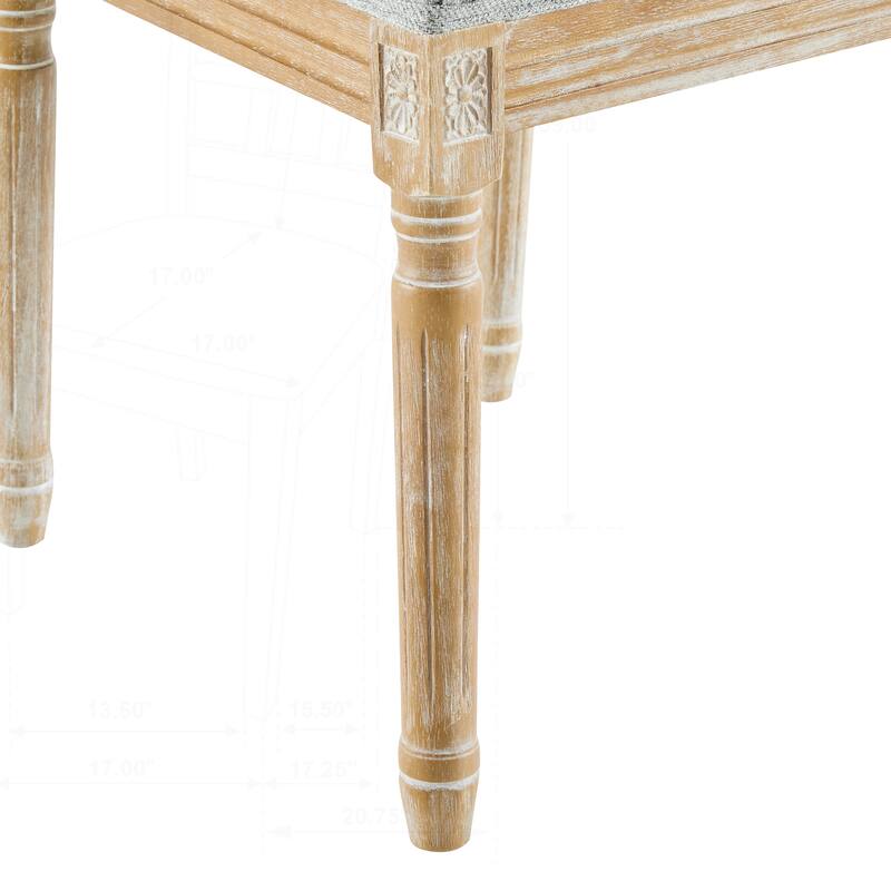 Exquisite French Country Dining Chairs with Stylish Details and Solid Construction