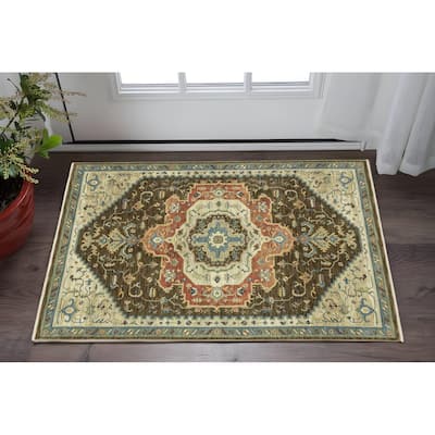 HomeRootsOriental Traditional Rectangle Area Rug