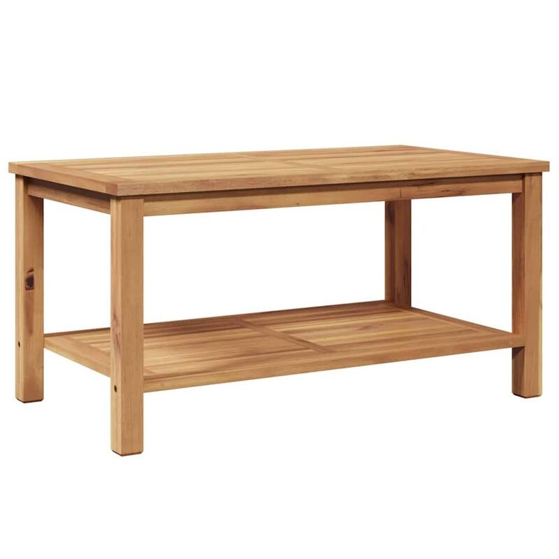 vidaXL Coffee Table Brown Solid teak wood