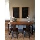 Carbon Loft Jannah Rustic Brown Embossed Writing Desk