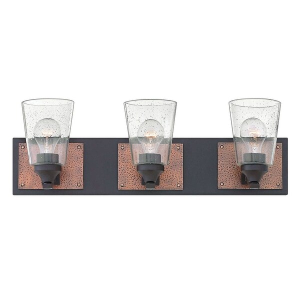 Hinkley Lighting 51823 Jackson 3-Light 24" Wide Bathroom Vanity Light with Seedy Glass - n/a