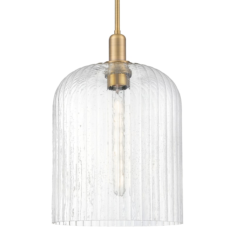 Innovations Lighting 716-1S-G559-12SDY Bridal Veil 12" Wide Pendant - Brushed Brass