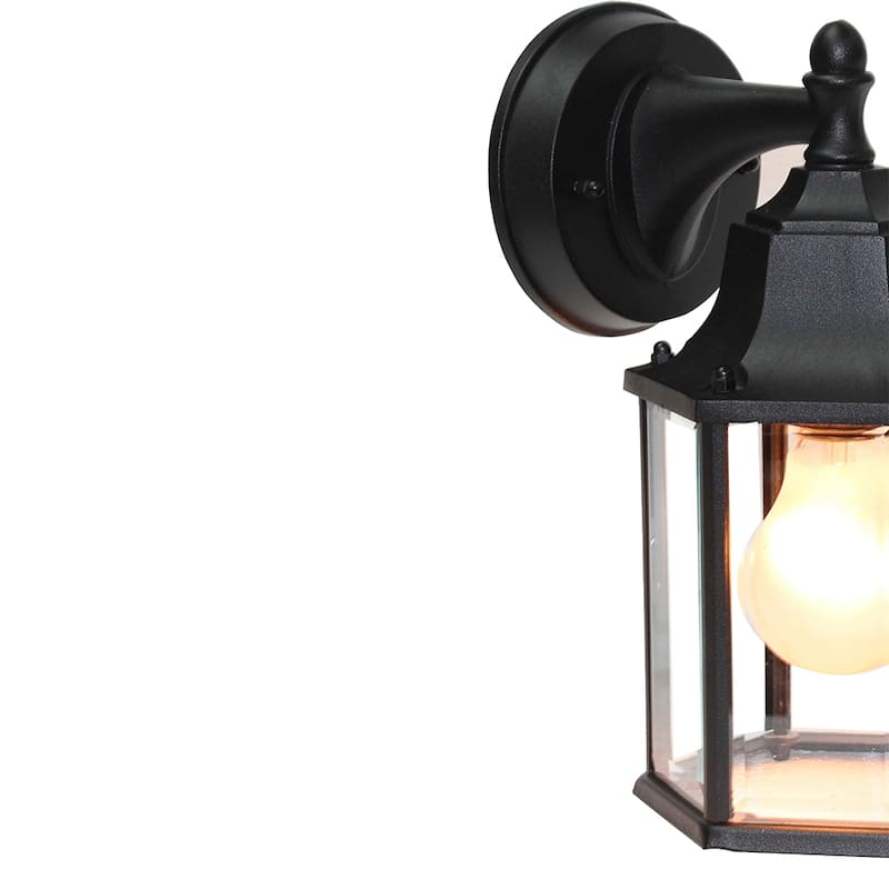 1 Light Outdoor Wall Lighting in Black