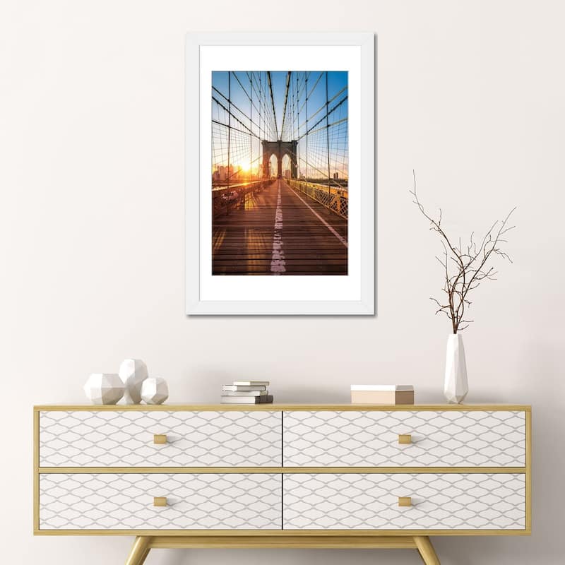 iCanvas "Brooklyn Bridge, New York City, USA" by Jan Becke PFA