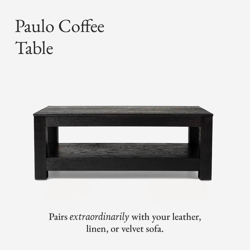 Maven Lane Paulo Wooden Coffee Table