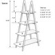 preview thumbnail 7 of 5, Nestfair Solid Bamboo Wood Oxford A Frame Ladder Display Bookshelf