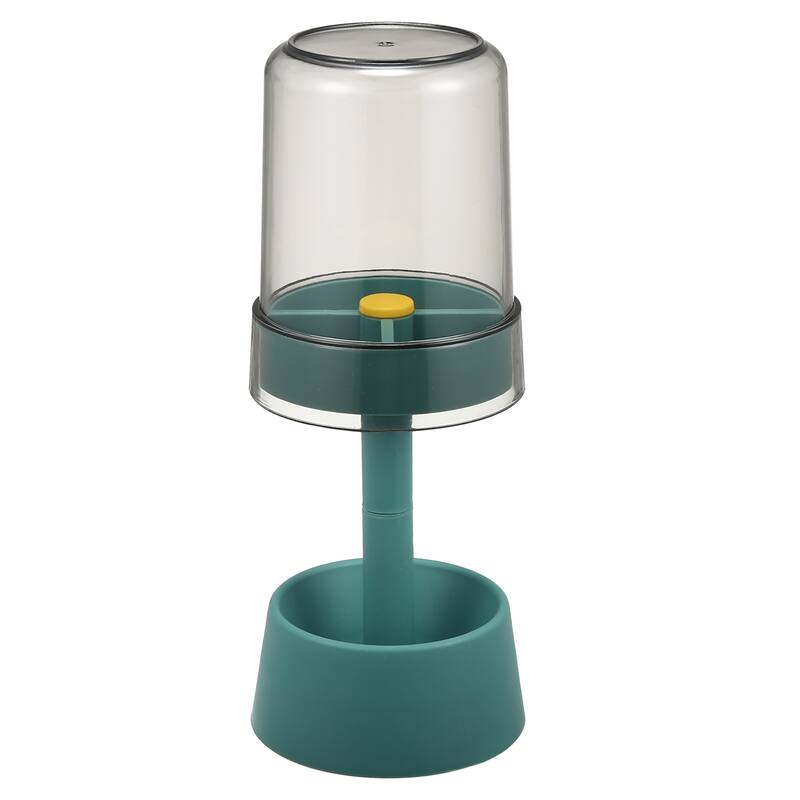1Pc Toothbrush Holder Stand with Cover PP for Bathroom 8.66"x2.99"