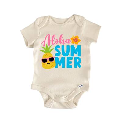 Aloha Summer Beach - Baby Boy Girl Clothes Infant Bodysuit Funny Cute